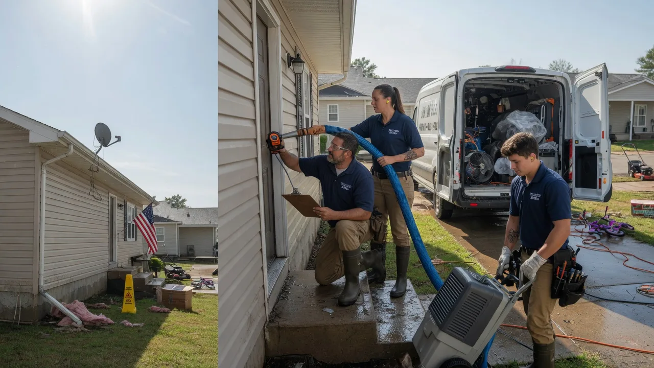 Ceiling Water Damage Restoration in Oran, MO near me